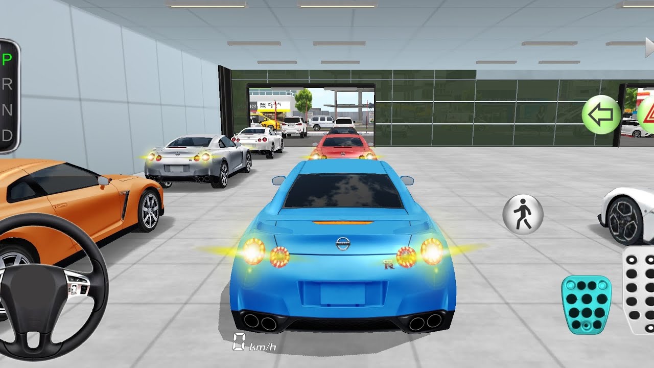 New Model Blue Car Nissan #3ddrivingclass2isai