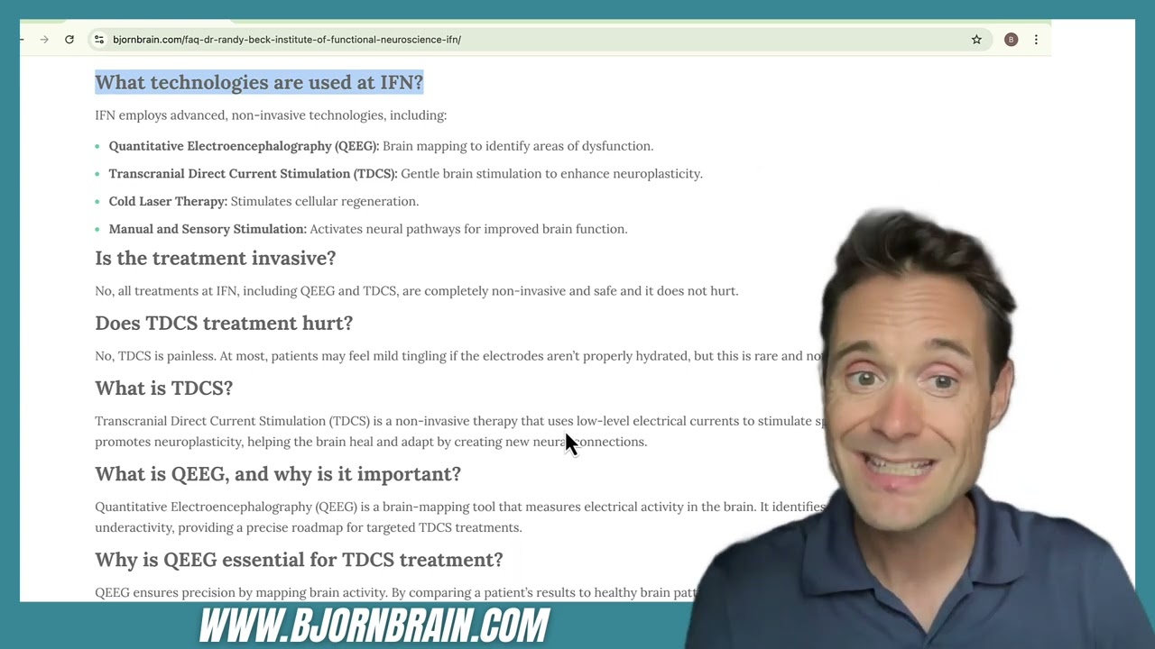 What Technologies Does IFN Use? (Dr. Randy Beck The Institute of Functional Neuroscience)