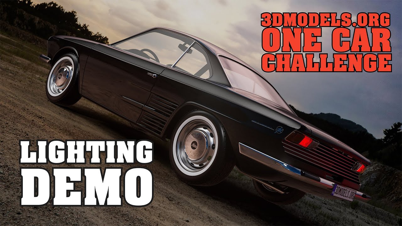 Lighting the Hino Contessa for the One Car Challenge 2025 | HDR Light Studio Demonstration