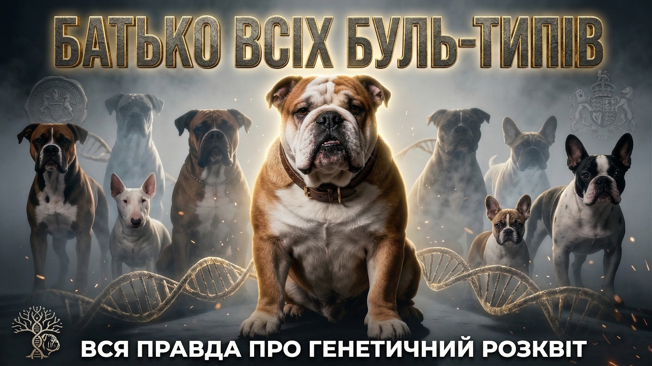 Англійський бульдог: Чому він став прабатьком усіх сучасних буллі-типів?