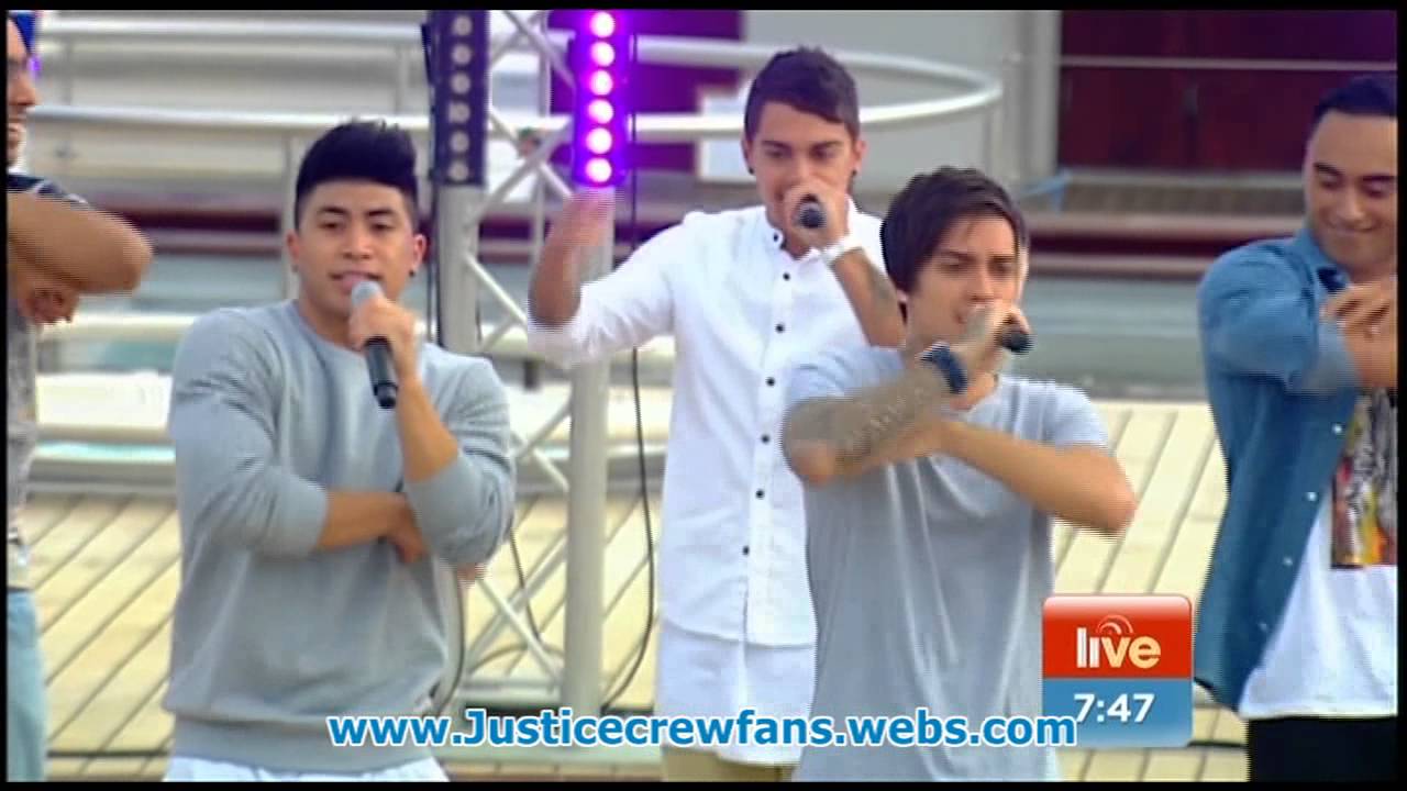 Justice Crew on Sunrise 27-01-14 Part 1