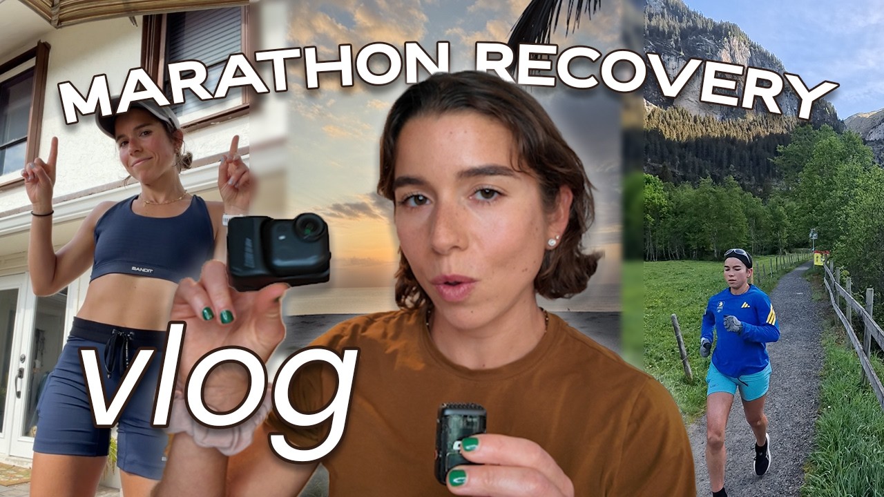 How I Recover from the Marathon | Post-Boston Recovery Vlog ft. Insta360 Go Ultra