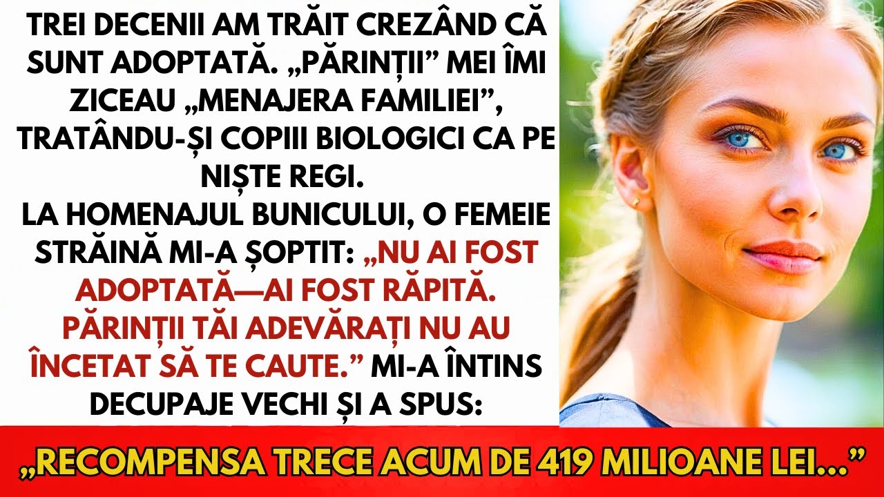 Părinții Mă Tratau Ca Pe O Menajeră, Până La Rămas-Bunul Bunicului...