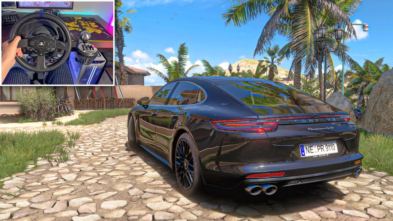 800HP PORSCHE PANAMERA - Forza Horizon 5 (Steering Wheel + Paddle Shifter) Gameplay | 4K 60FPS