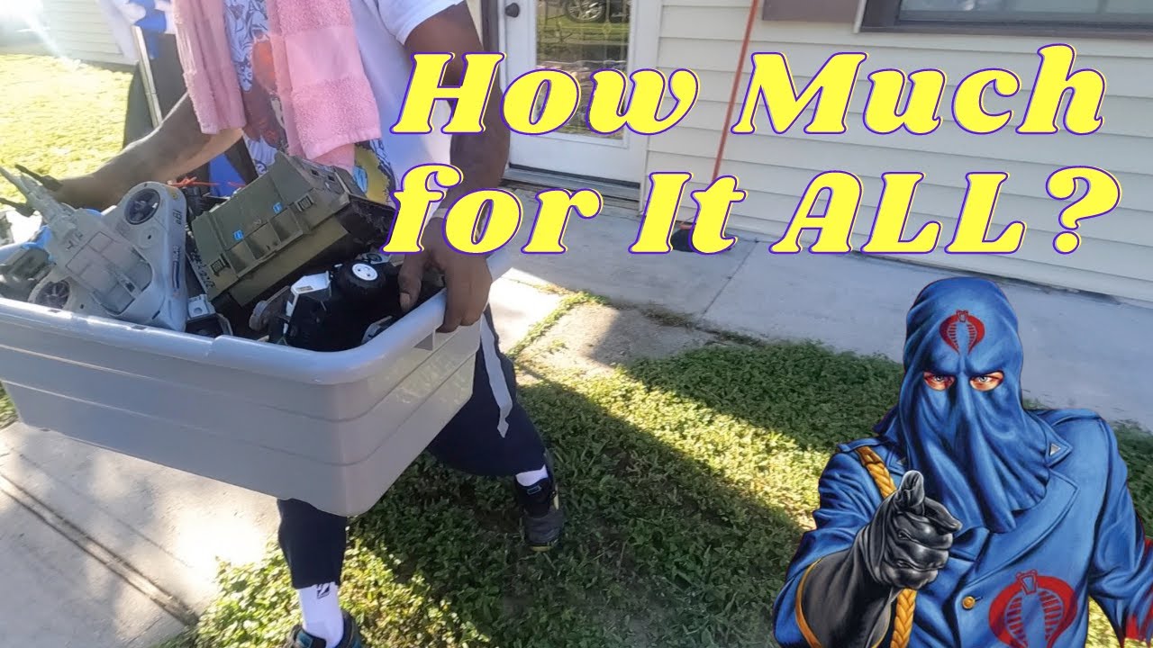 He brought out his ENTIRE GI JOE Toy Collection