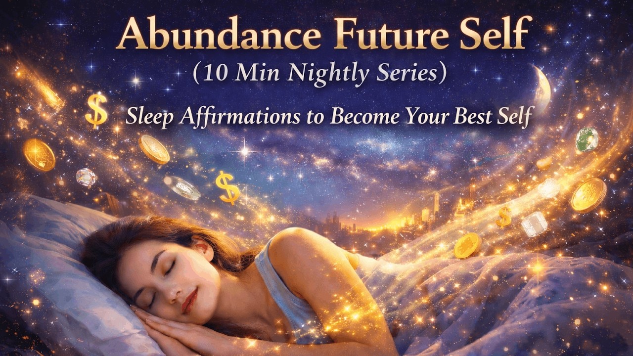 Night 10 Abundance Future Self (10 Min Nightly Series) | Sleep Affirmations to Become Your Best Self