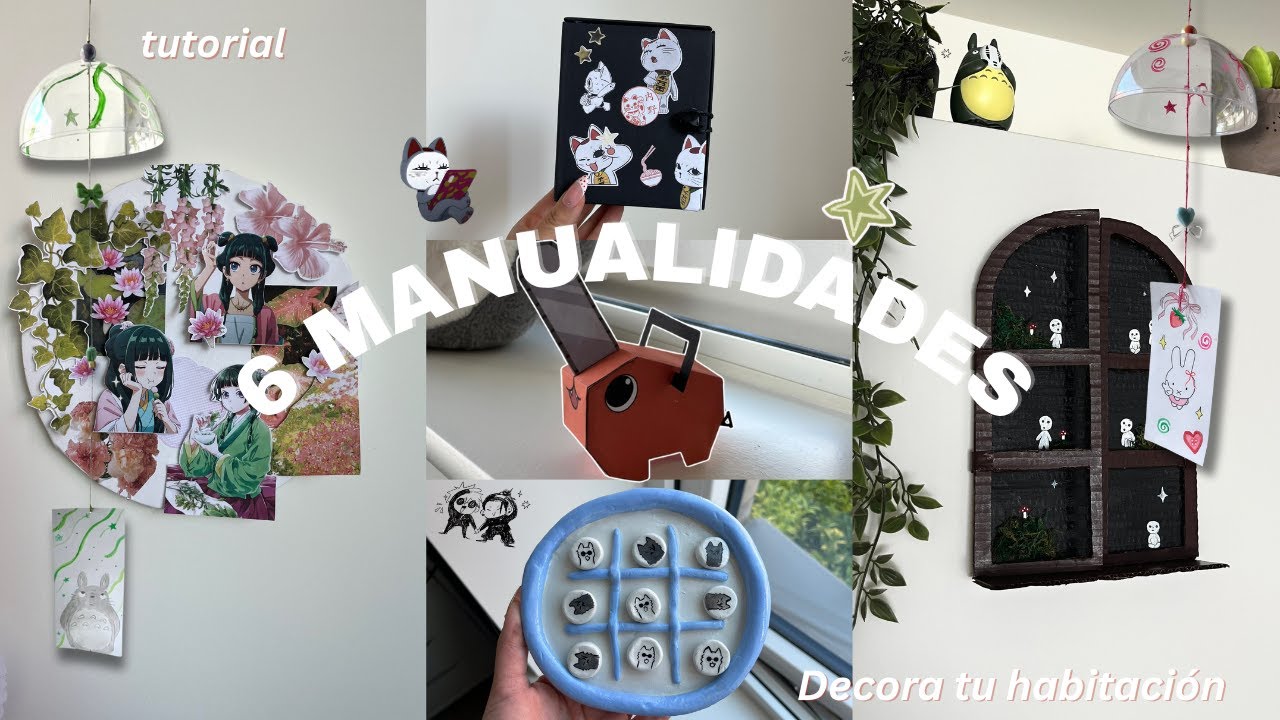 6 Manualidades fáciles para decorar 🍏🖇️✩ ₊˚