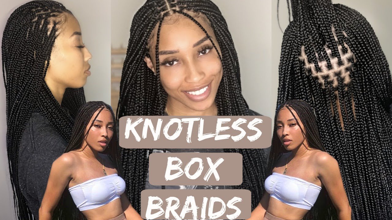 KNOTLESS BOX BRAID TUTORIAL (BEGINNER FRIENDLY !)