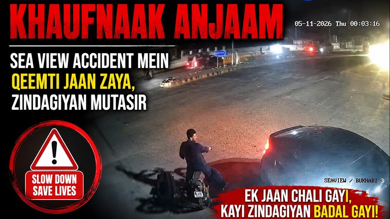Tragic Accident at Karachi Seaview Highlights the Dangers of Overspeeding