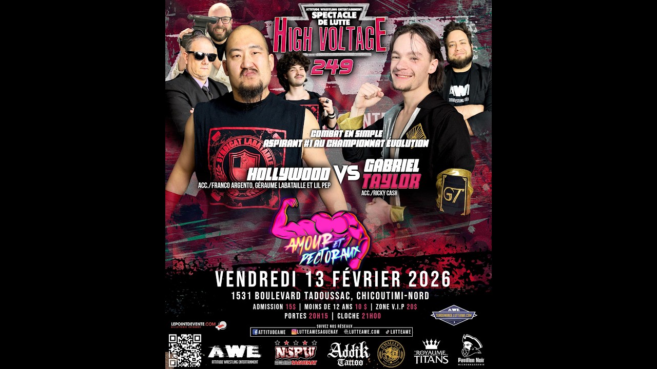 Gabriel  Taylor vs Hollywood   High Voltage #249