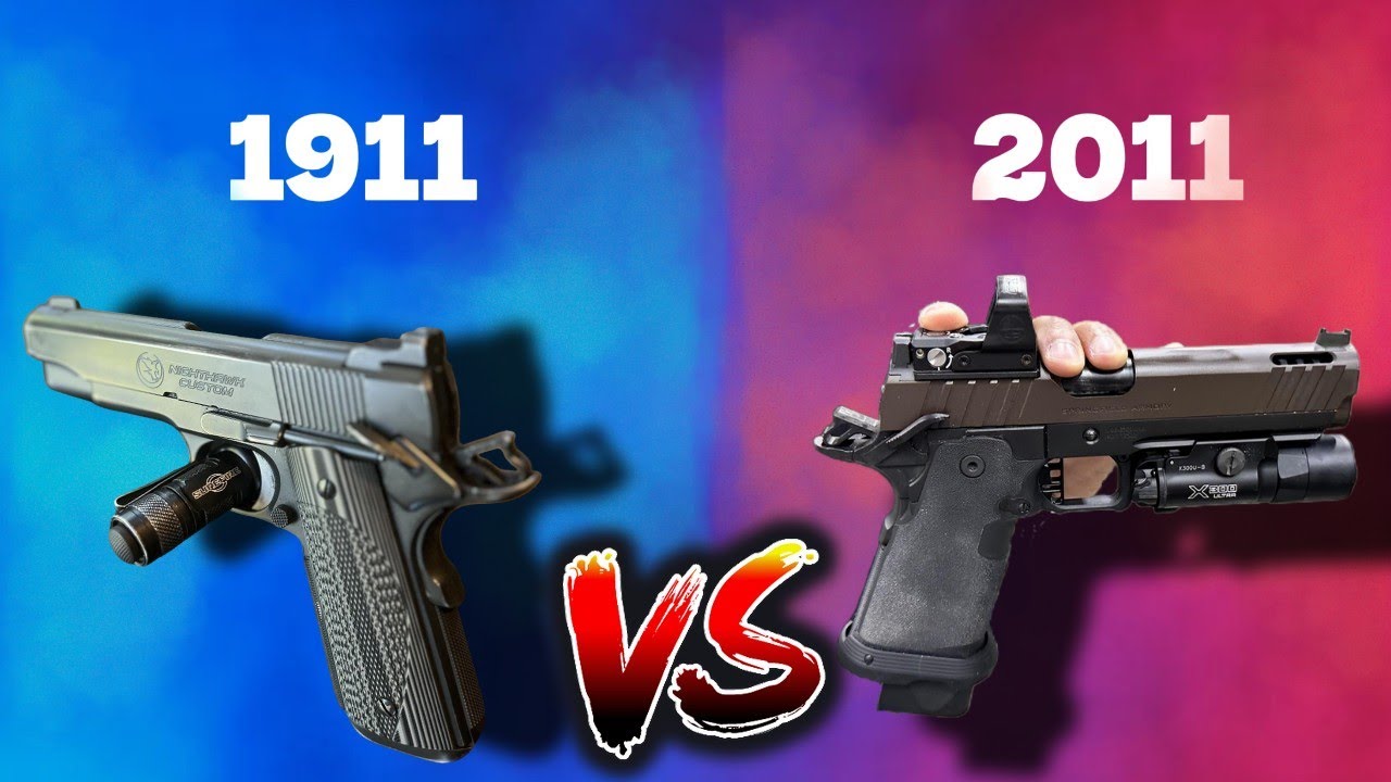 1911 VS 2011 Старое VS Новое | nighthawk, les baer, Springfield prodigy, staccato.
