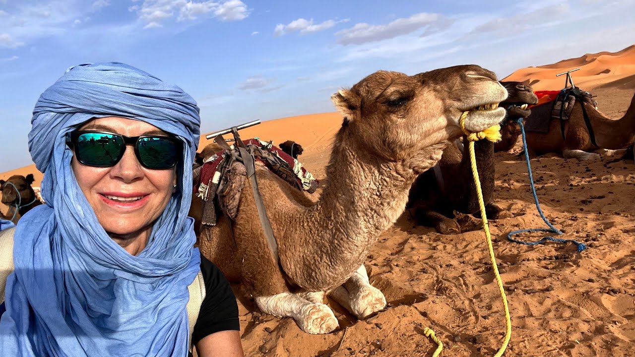 VIAJE A MARRUECOS (DIA 5:  ERFOUD Y PASEO EN DROMEDARIO) 🇲🇦🌵🌴🐪🌲🦖🦂