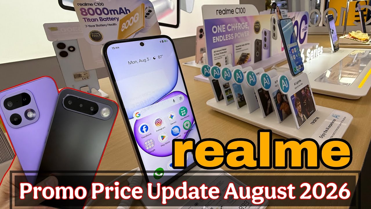Realme Promo Price List Update August 2026 