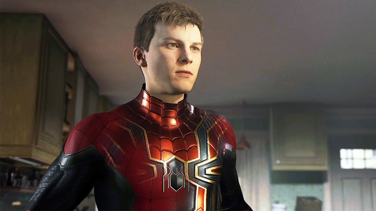 Питер из Marvel's Spider-Man 2 трансформируется в нанотехнологический костюм