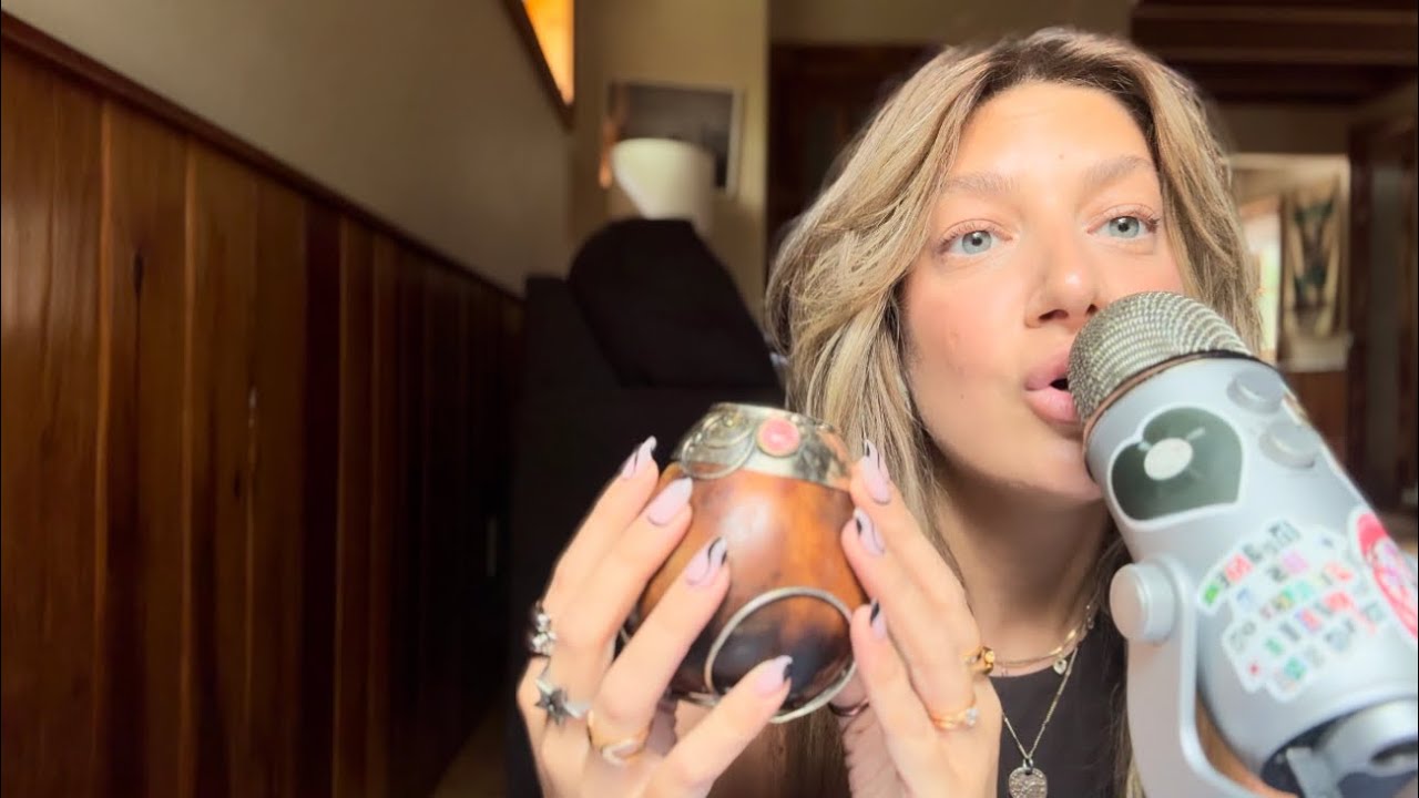 ASMR but make it Argentino I metal straw and clicky whispers in English and Spanish