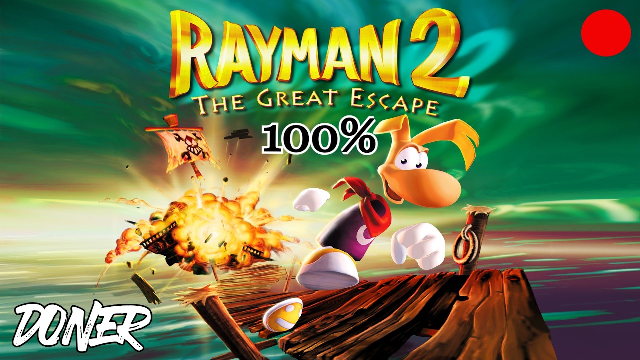 Rayman 2: The Great Escape PL (100%) - TEGO MI BRAKOWAŁO W DZIECIŃSTWIE 🔴 [NA ŻYWO]