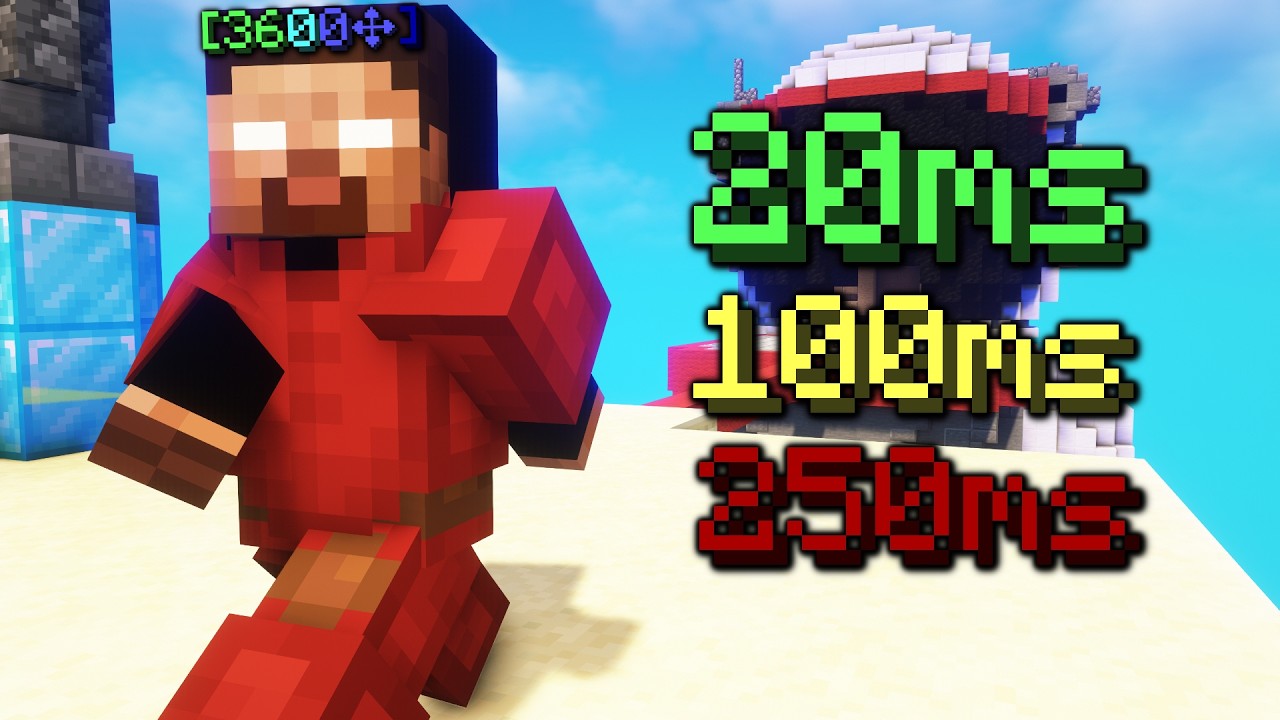 I Tried Bedwars With EVERY Ping