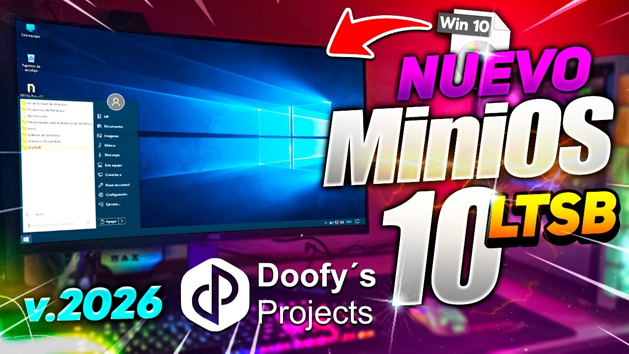 Nuevo MiniOS10 LTSB ✅ El Mejor Windows 10 Lite Para PC De Bajos Recursos 🚀