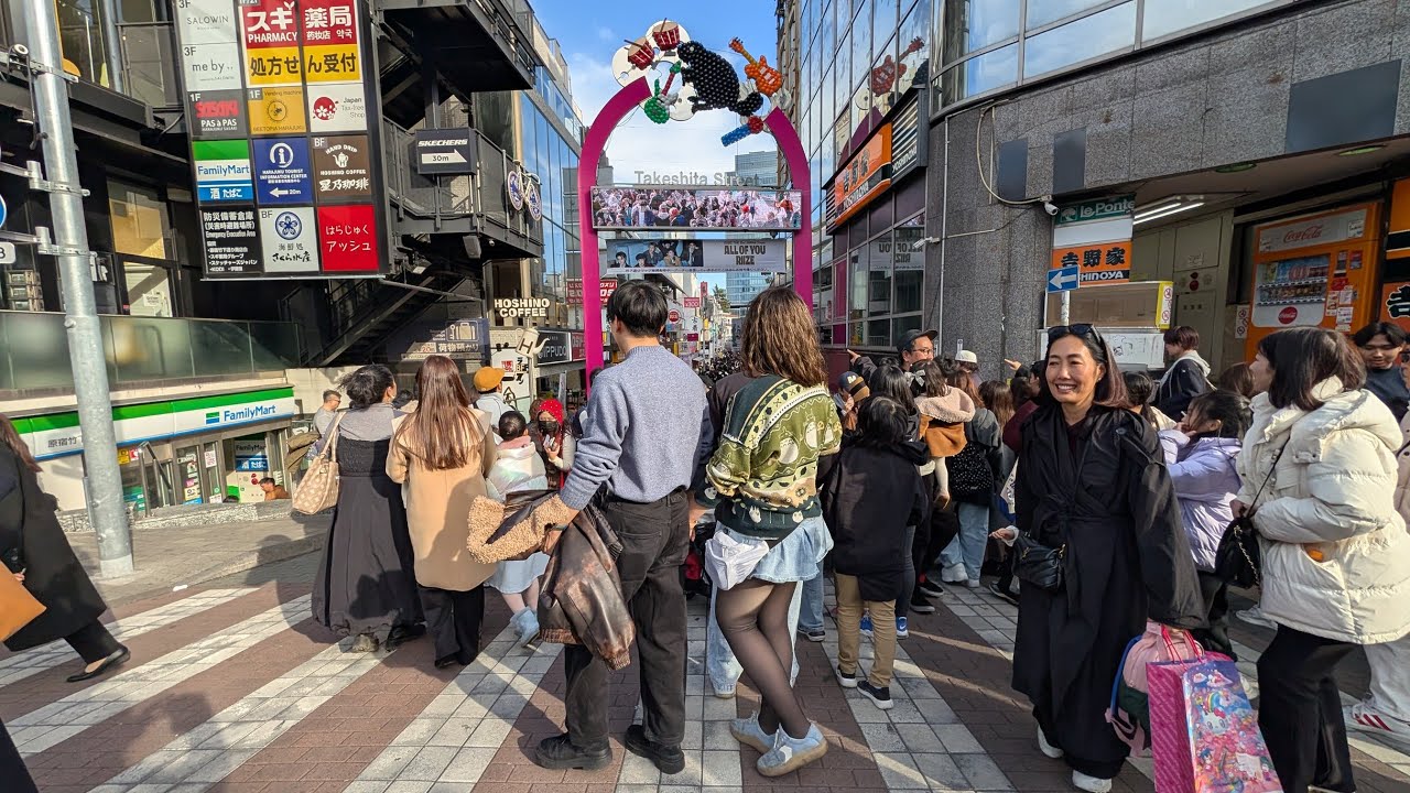 【高画質FHDお散歩ライブカメラ】原宿　竹下通り　表参道　散歩　Harajuku Takeshita Street Omotesando walking【live camera】2026/02/21