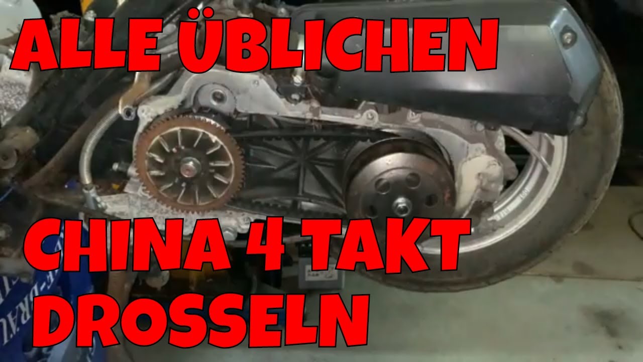 [TUTORIAL] ALLE üblichen 4 Takt China Roller Drosseln / Rex 450 Baotian Benzhou Jackfox