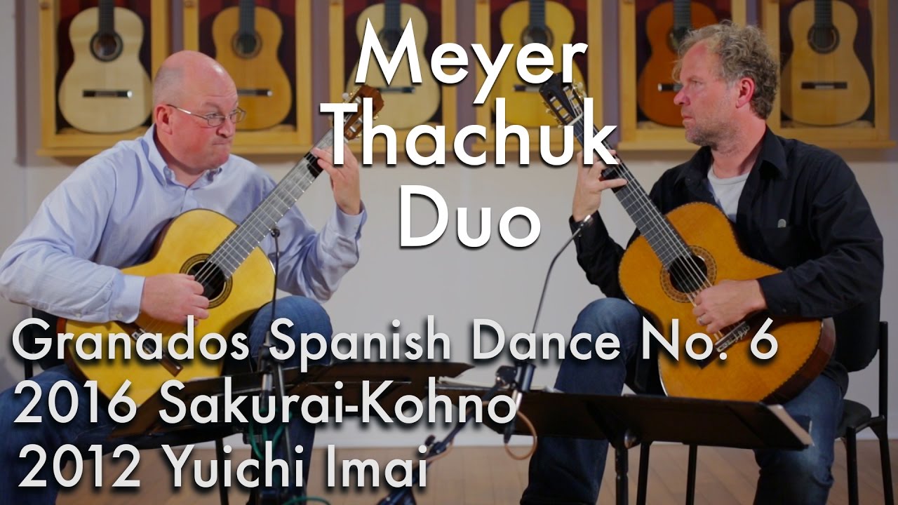 Granados Spanish Dance No. 6 - Meyer Thachuk Duo play Sakurai-Kohno and Imai