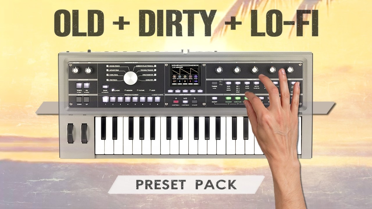 ► 100 presets for Microkorg 2 ► custom patches from Jexus Soundset (no talking demo sounds only)