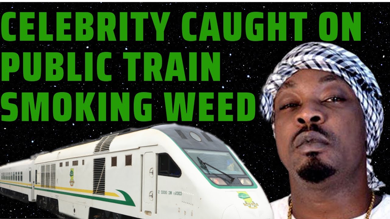 Celebrity Caught Smoking Weed On Train .