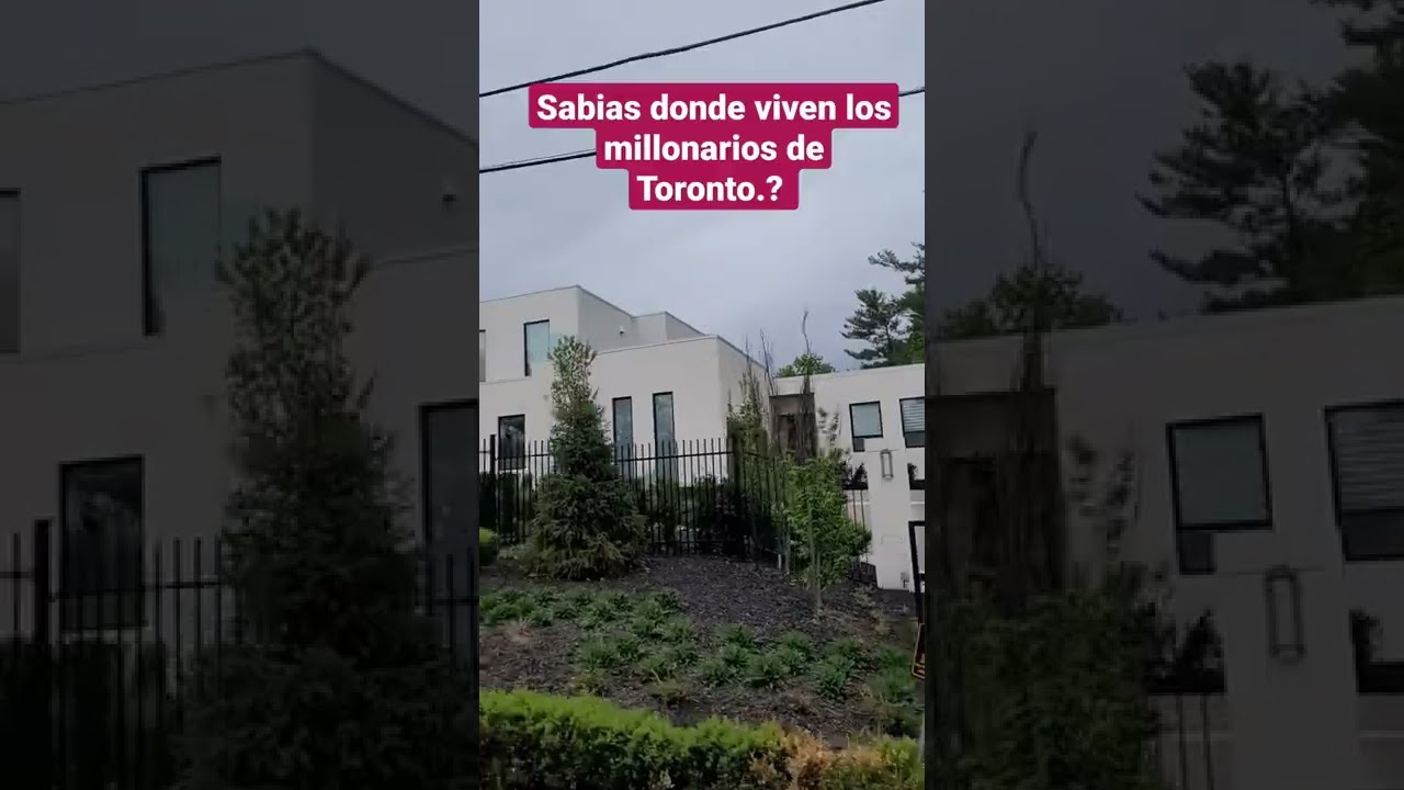 Casas de millonarios en Toronto. #toronto #canada #vivirencanada #millonarios #ricos #casas #house