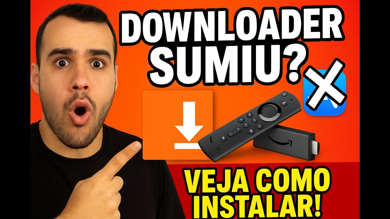 Downloader Sumiu da loja de aplicativos? Veja Como Baixar no Fire Stick em 2026!