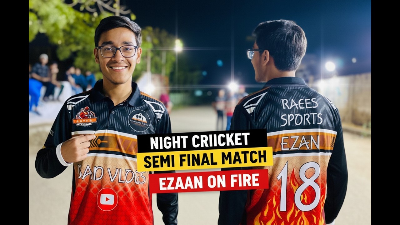 Ramadan Night Cricket Match🔥 ( Semi Final Parhgaya karak Team Sy )  Ezaan Destroyed Against Team🔥