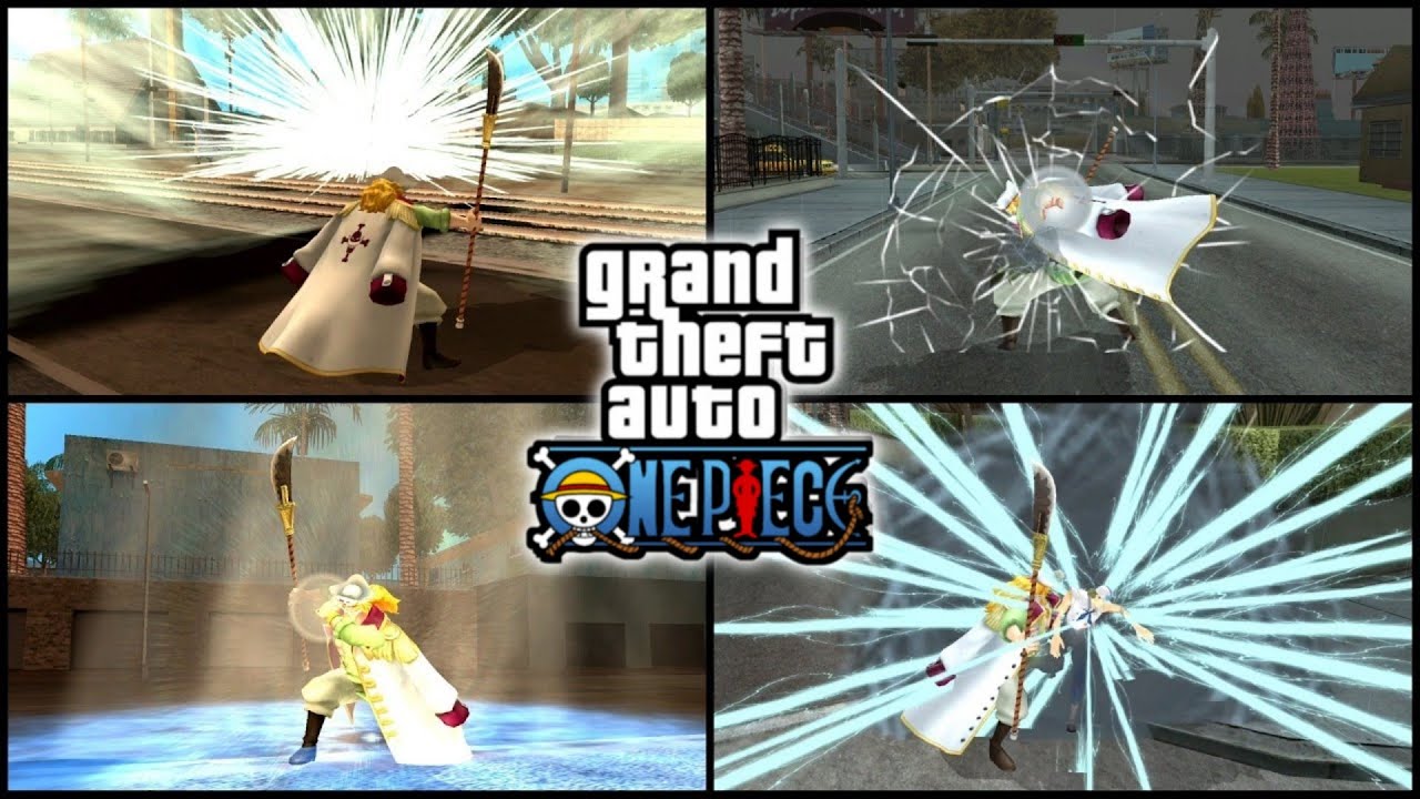 Mod Shirohige GTA SA Android - Gura Gura no Mi