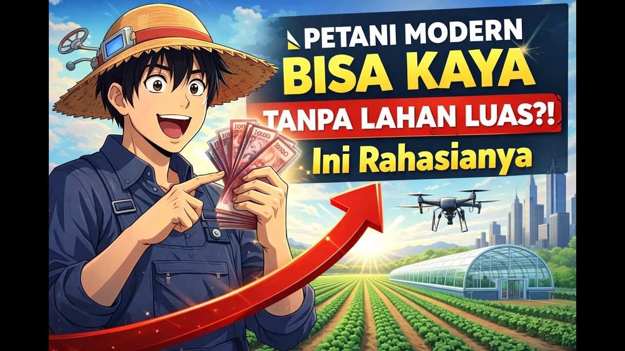 RAHASIA Petani Modern Jadi Kaya : Bukan Lahan, Tapi Cara Berpikir