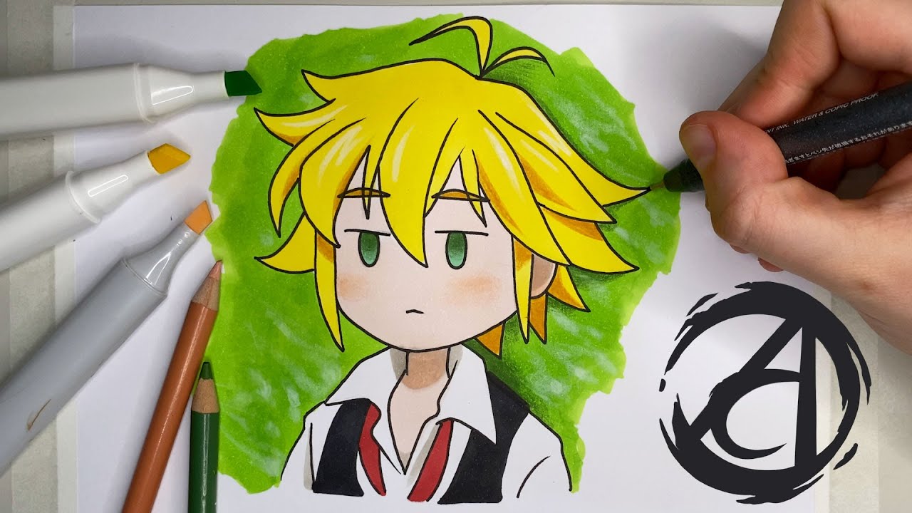 COMO DESENHAR O MELIODAS com a Dai Oliveira