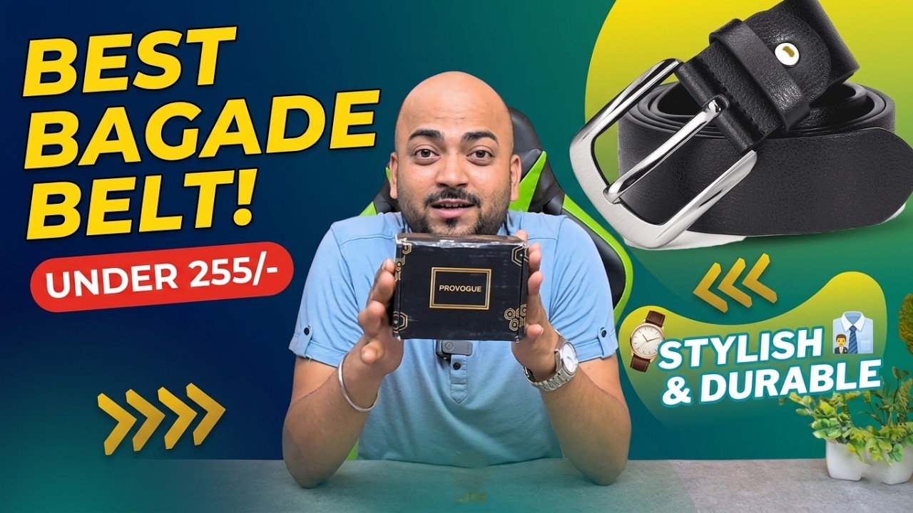 Best Bagade Belt for Men | Stylish & Durable Men's Leather Belts Under Budget 👨‍💼