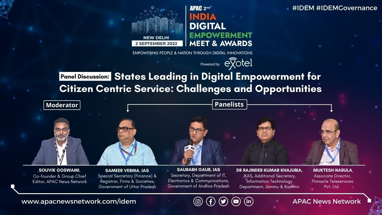 #IDEM | States Leading in Digital Empowerment for Citizen Centric Service:Challenges & Opportunities