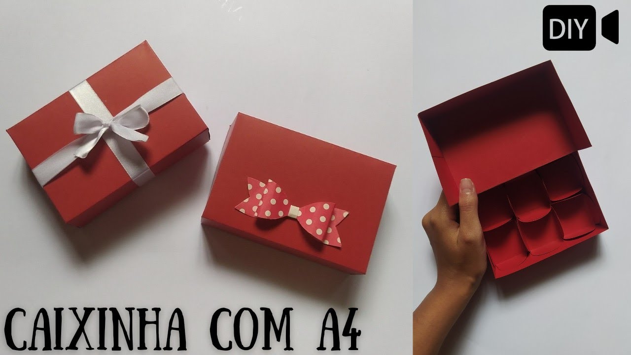 FAÇA VOCÊ MESMO | Caixinha para lembrancinhas e trufas!