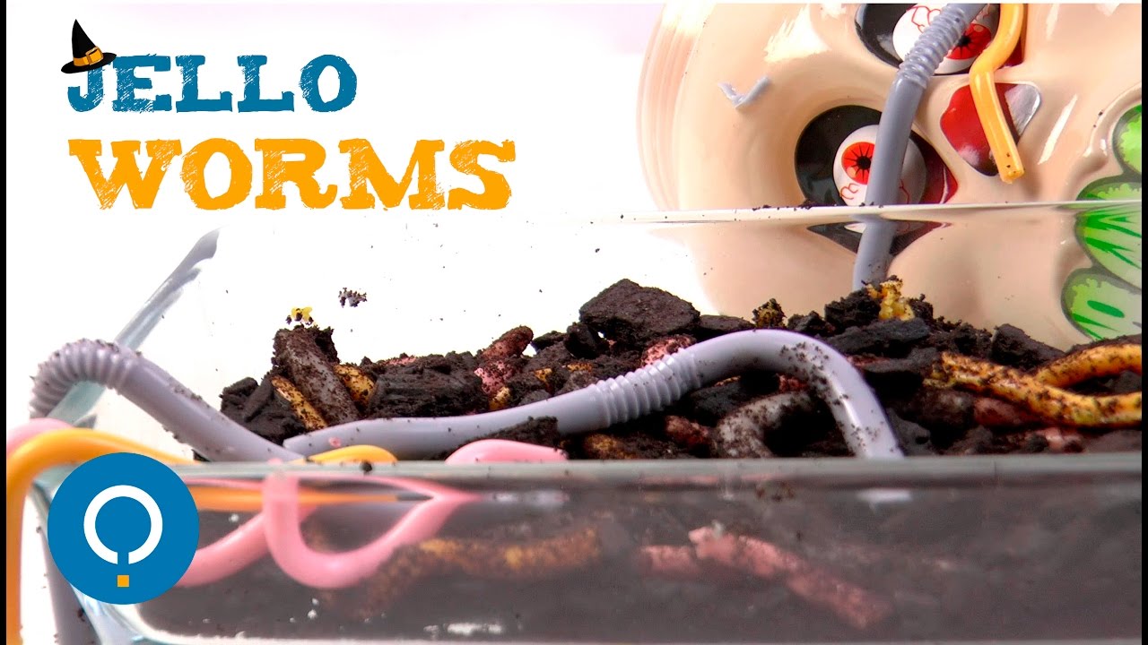 DIY Gummy Worms- Easy Halloween Desserts
