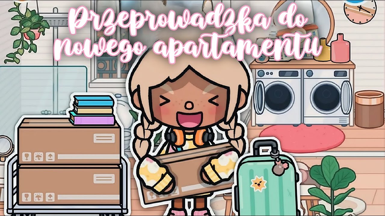 [CZĘŚĆ1] PPZEPROWADZKA DO NOWEGO APARTAMENTU 📦🏡| FILM ESTETYCZNY|  TOCA BOCA HISTORYJKI PO POLSKU |