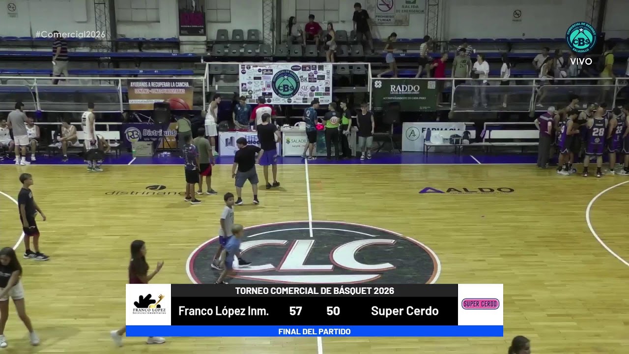 Torneo Comercial de Básquet 2026 - Dìa 1
