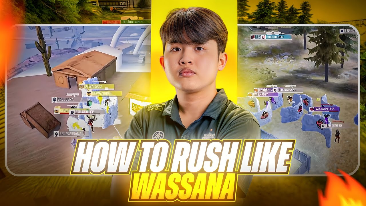 HOW TO RUSH LIKE BRU WASSANA || RUSHER TRICKS