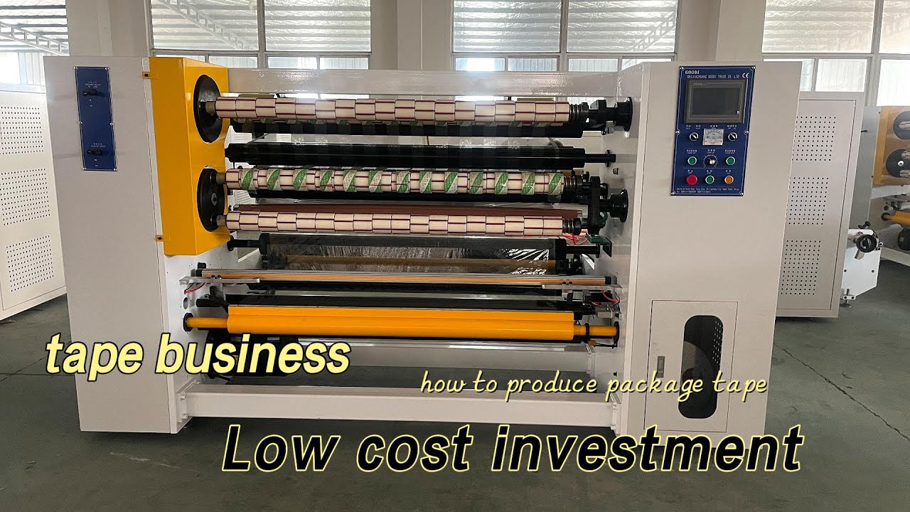 what is the production steps for making adhesive tape?
