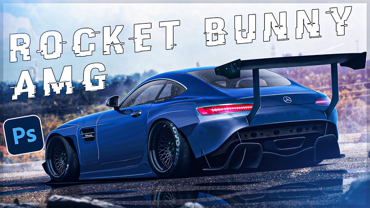 Mercedes AMG GT Virtual Tuning Photoshop