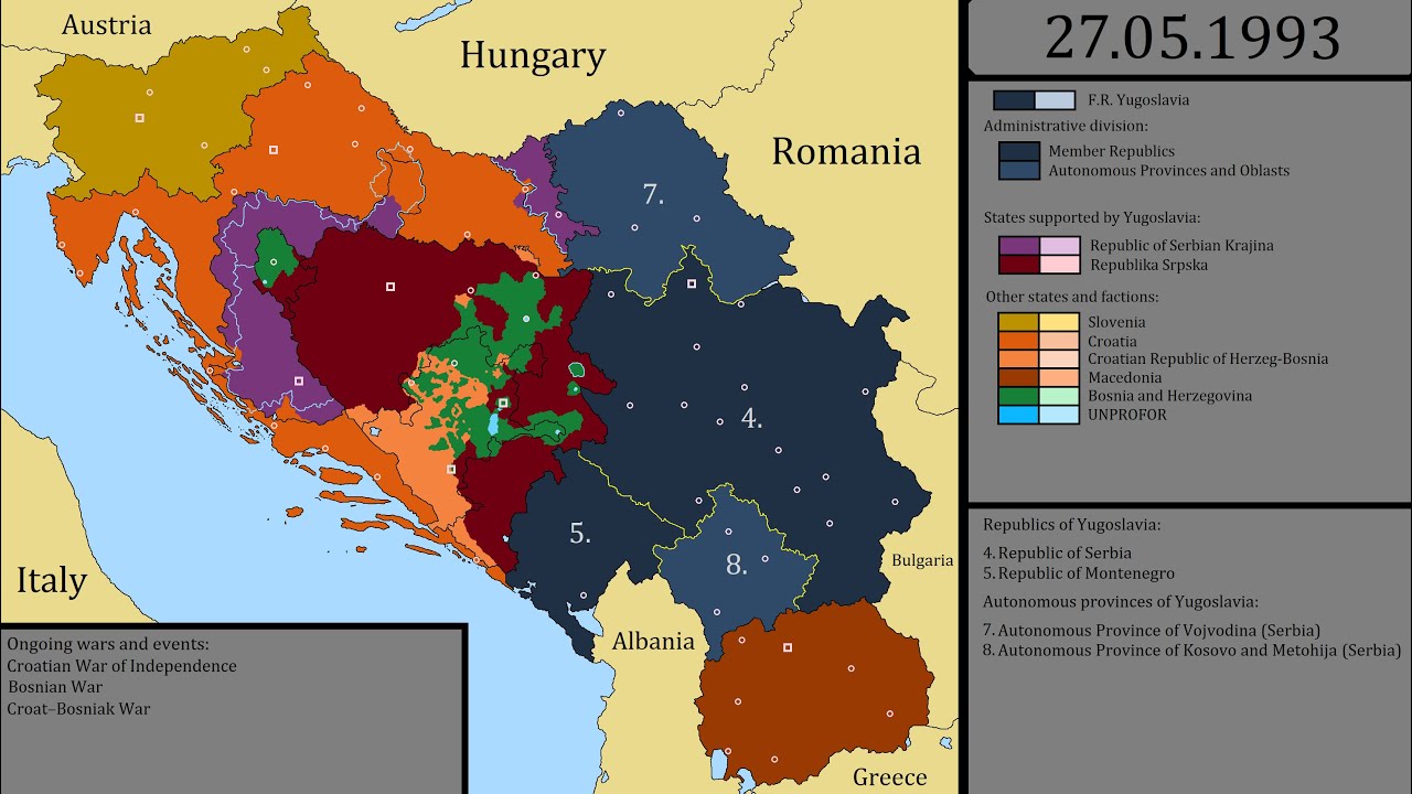 Breakup of Yugoslavia and Yugoslav Wars