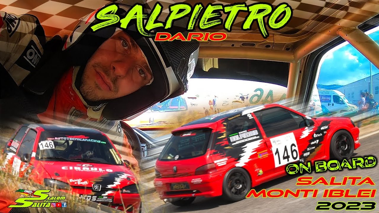 SALITA MONTI IBLEI 2023 // PEUGEOT 106 RALLYE RS PLUS 1600 // ON BOARD SHOW DARIO SALPIETRO