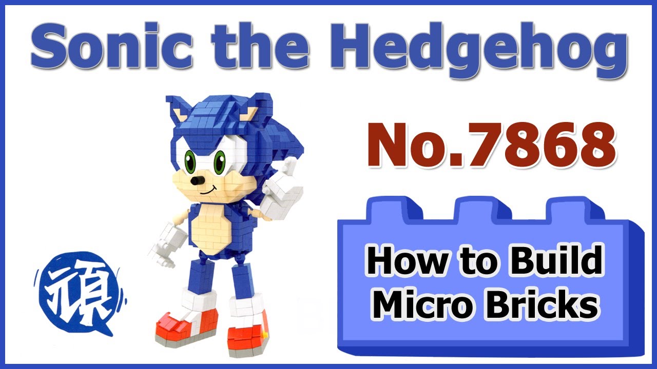 How to Build Sonic Blue Lightning Bricks No.7868  Instructions Specifications