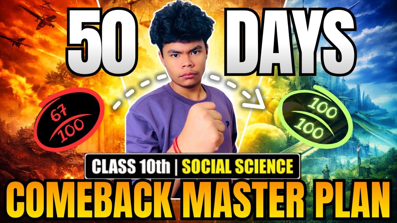 AIR1 Aarav Malhotra's | 50 Days - SST Comeback MASTER PLAN |  Strategy + Notes | Class 10th boards