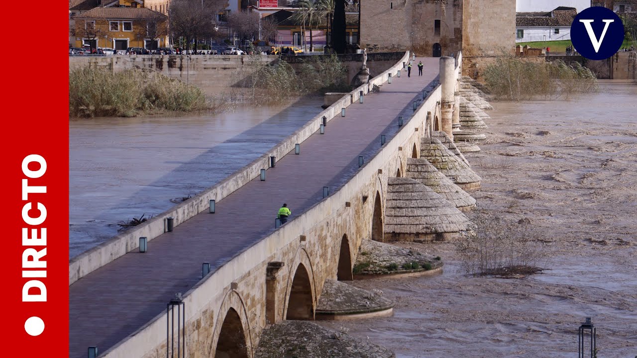 DIRECTO: Así se ve Córdoba tras las fuertes lluvias de la tormenta Marta