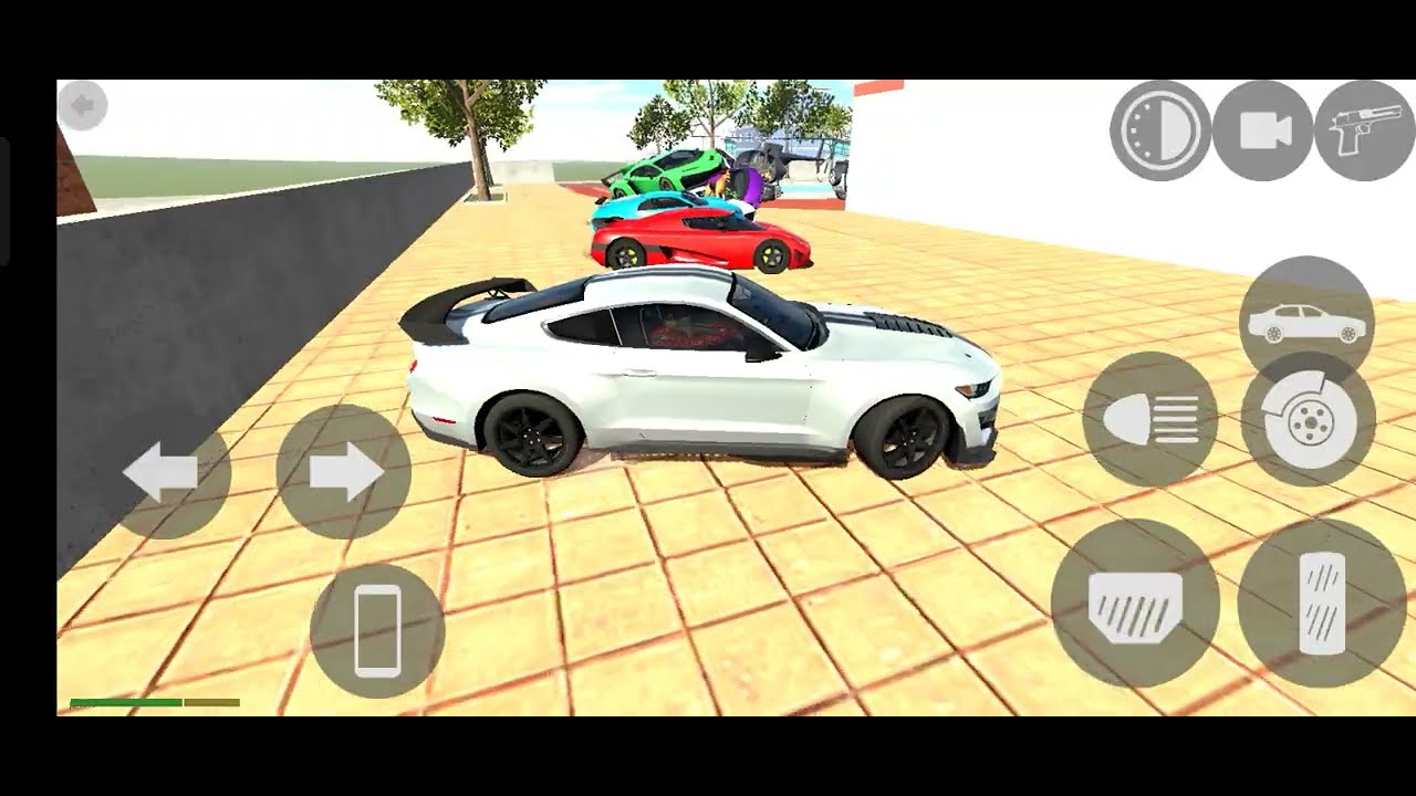 Driving mustang 
