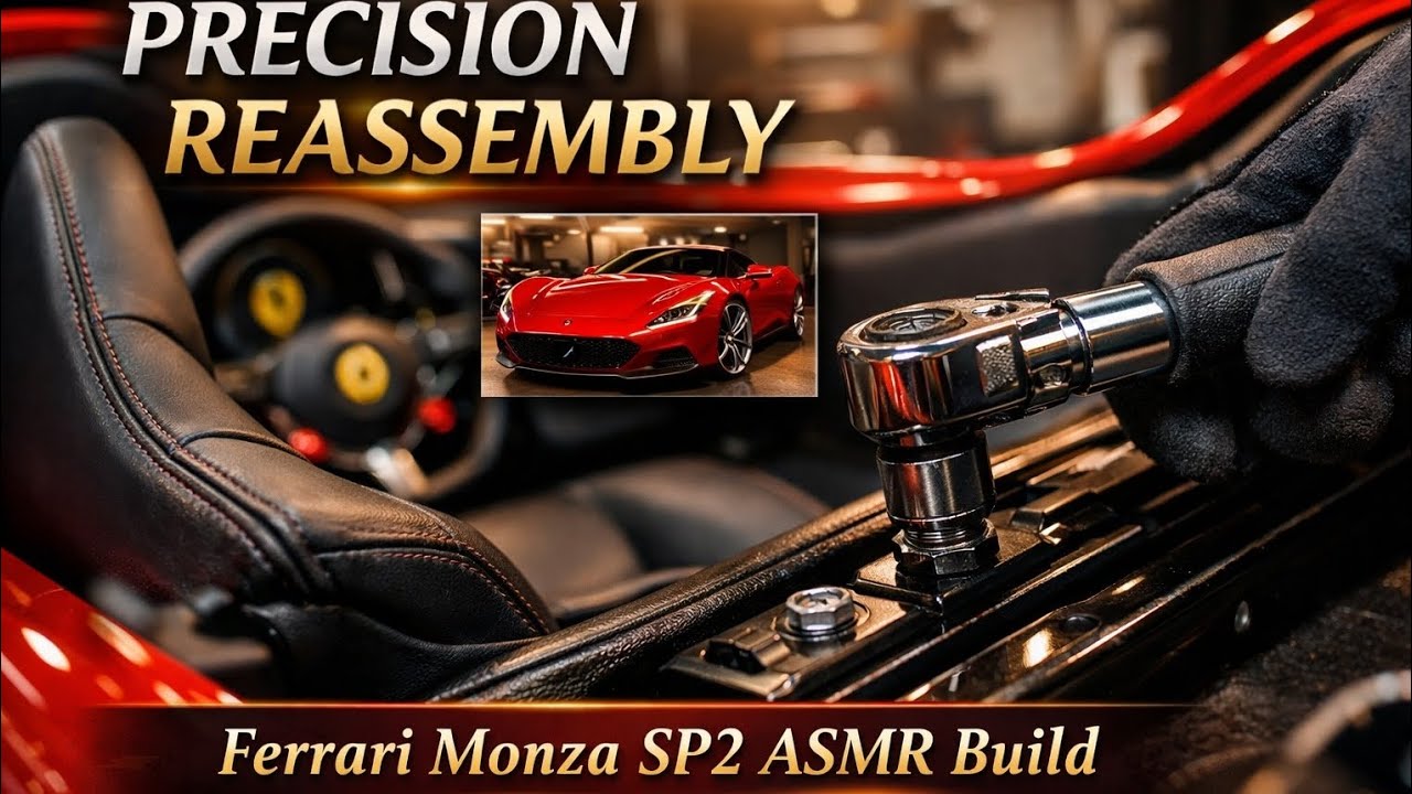 Ferrari Monza SP2 Restoration – The Final Seat Installation #ferrari 
