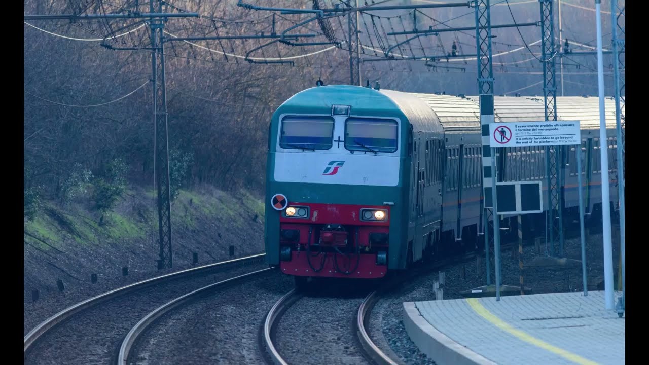 Treni vari alla stazione di San Paolo Solbrito!